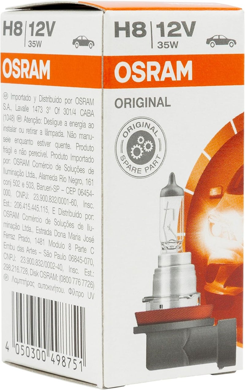 OSRAM H8 Original Line Halogen Car Bulb, 12V, 35W - Genuine Replacement for Headlights - Image 4